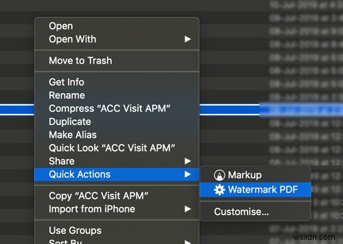 Cách làm mờ các trang PDF bằng Thao tác nhanh trong macOS 