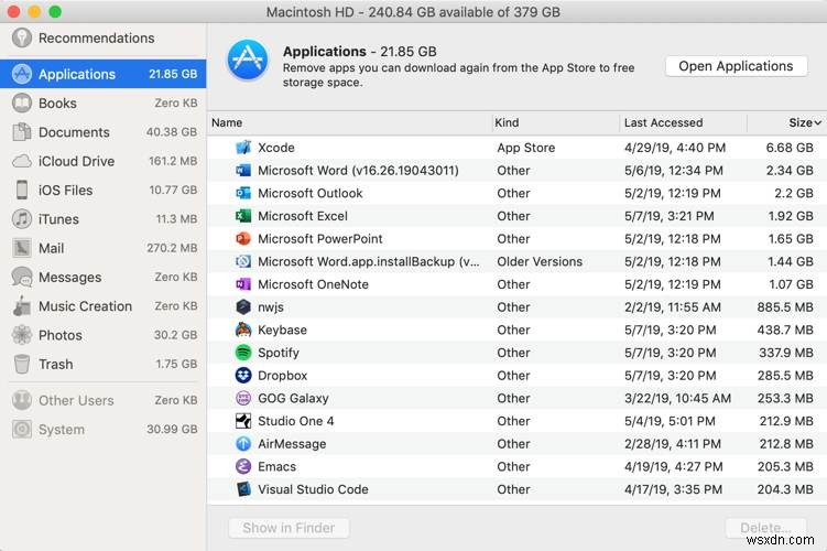 4 công cụ tốt nhất để kiểm tra dung lượng ổ đĩa trên máy Mac của bạn 