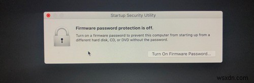 Cách đặt mật khẩu chương trình cơ sở trên máy Mac của bạn 