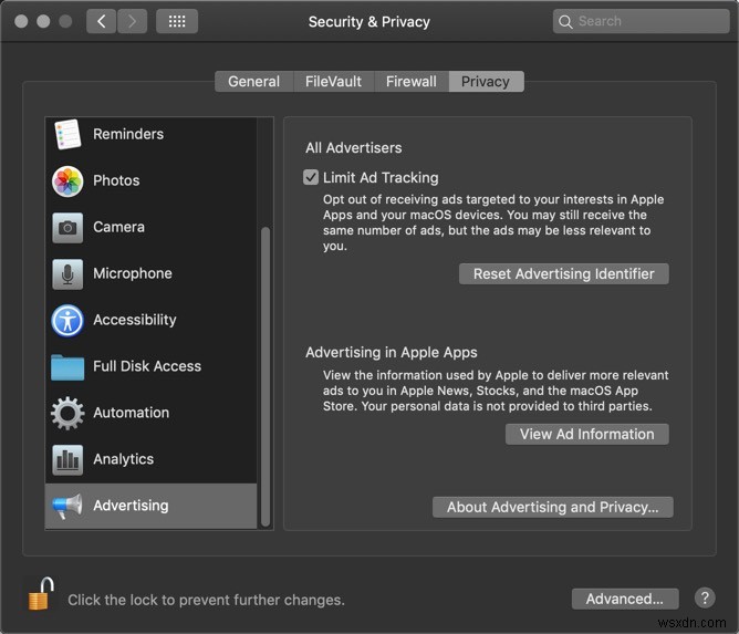 Quyền riêng tư và bảo mật của macOS bảo vệ bạn khỏi điều gì? 