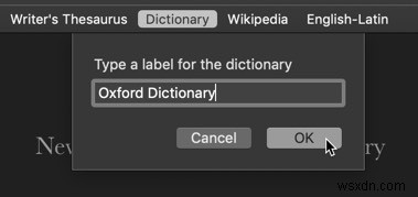 Tùy chỉnh ứng dụng Từ điển trên macOS 