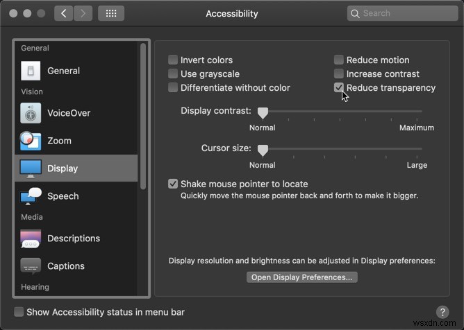 Cách đặt Chế độ tối của macOS Mojave thậm chí còn tối hơn 