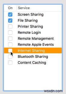 Cách tạo điểm phát sóng Wi-Fi trong macOS 