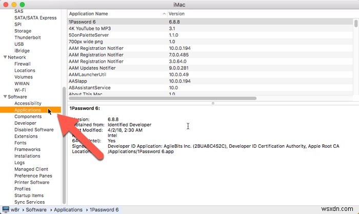Cách kiểm tra ứng dụng 32-bit trong máy Mac 