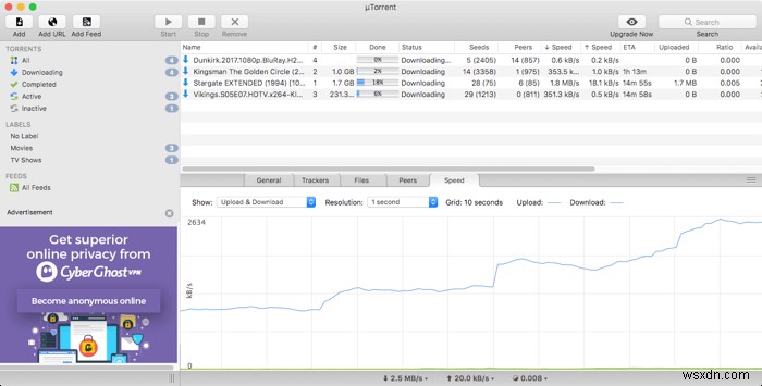 5 ứng dụng BitTorrent hàng đầu cho macOS 