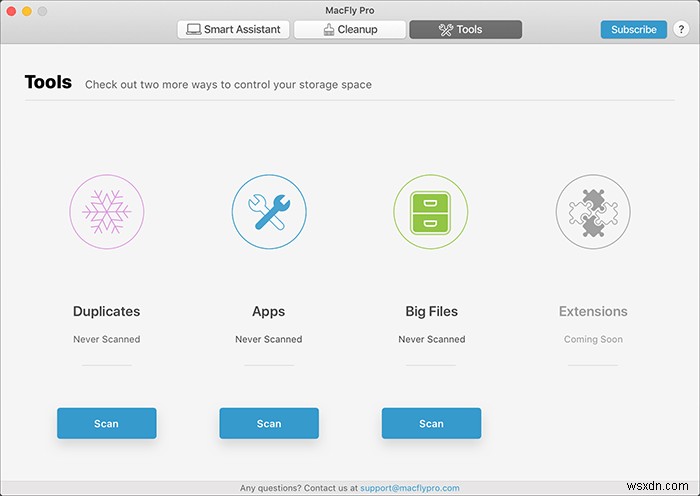 Lấy lại dung lượng trên máy Mac của bạn với MacFly Pro 