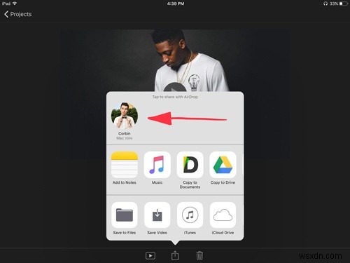 Cách xuất một dự án iOS iMovie chưa hoàn thành sang máy tính macOS của bạn 