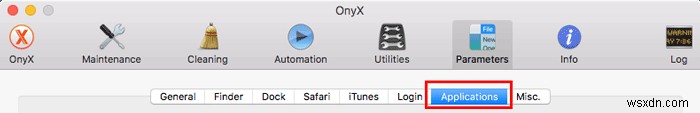 Điều chỉnh các tùy chọn ẩn của máy Mac với Onyx 