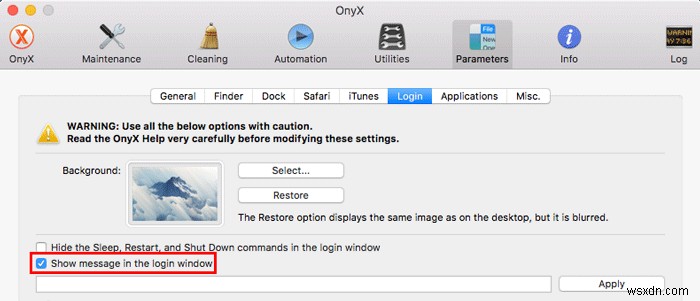 Điều chỉnh các tùy chọn ẩn của máy Mac với Onyx 