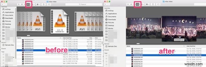 Xem trước video với Quicklook trong Mac’s Finder 
