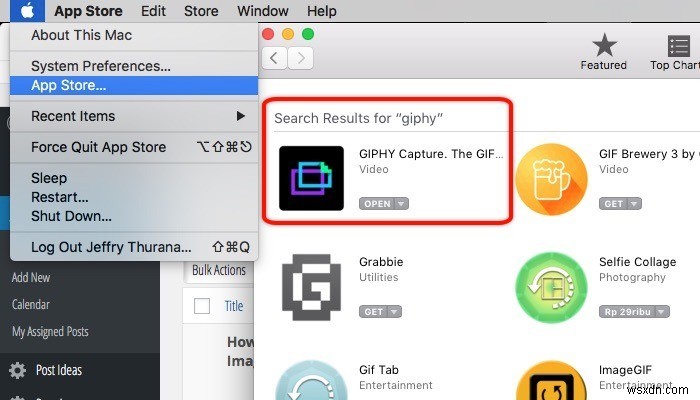 Cách tạo ảnh chụp màn hình GIF động trên máy Mac 