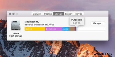 Hiểu không gian có thể kiểm soát của macOS Sierra và cách sử dụng nó để tối ưu hóa dung lượng ổ cứng của bạn 