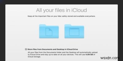 Khắc phục sự cố với iCloud Desktop và Đồng bộ hóa Tài liệu trong macOS Sierra 