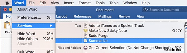 Cách tóm tắt các tài liệu dài trên máy Mac của bạn 