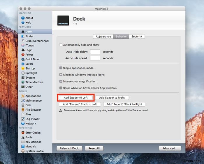 Cách thêm Khoảng trắng vào Dock trên máy Mac của bạn 