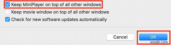 Cách đặt iTunes MiniPlayer lên trên tất cả Windows trên máy Mac của bạn 