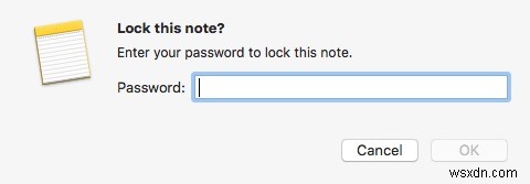 Cách khóa Apple Notes bằng Touch ID và mật khẩu 