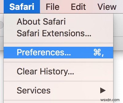 Cách xem mã nguồn của trang web trong Safari trên máy Mac 