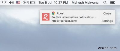 Cách bật thông báo gốc của Chrome trên máy Mac của bạn 