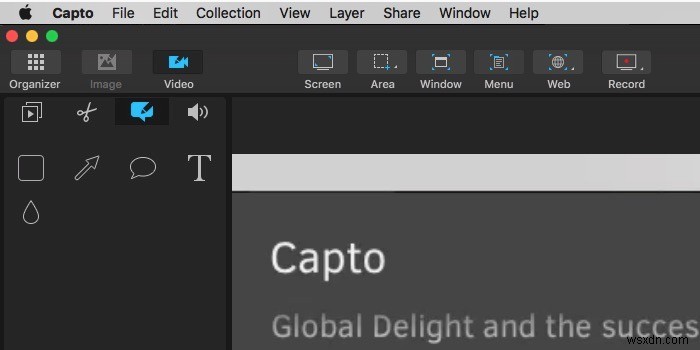 Capto - Ứng dụng chụp ảnh màn hình video và hình ảnh tối ưu dành cho Mac 