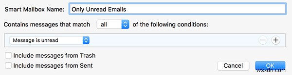 Cách chỉ hiển thị email chưa đọc trong ứng dụng thư dành cho Mac 