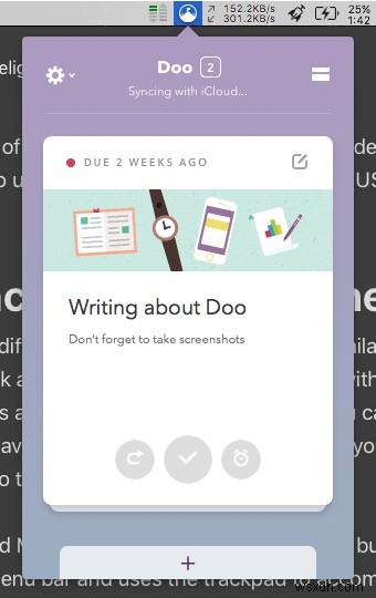 Doo - Một lời nhắc thú vị và thú vị và ứng dụng việc cần làm dành cho Mac và iOS 