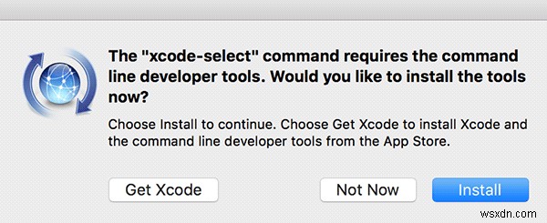 Cách cài đặt công cụ dòng lệnh mà không cần Xcode trên máy Mac của bạn 