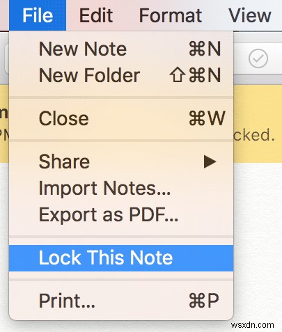 Cách khóa ghi chú trên máy Mac của bạn 