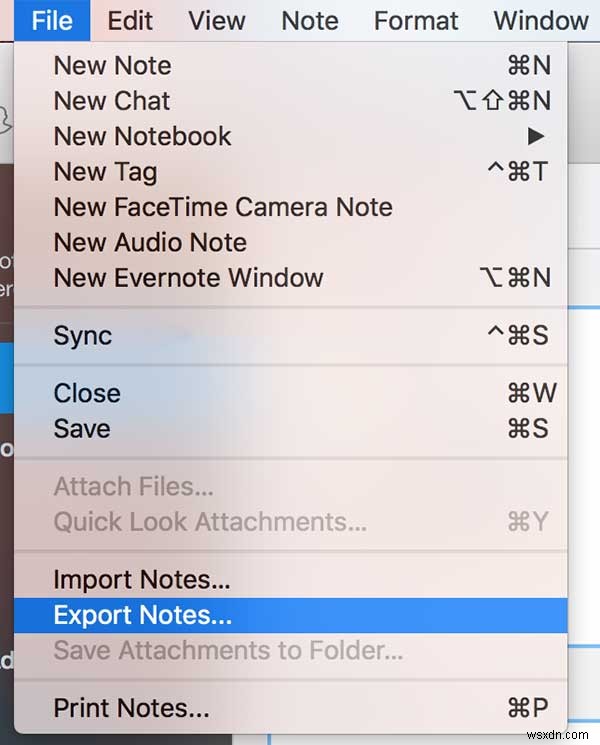 Cách chuyển ghi chú từ Evernote sang Apple Notes 