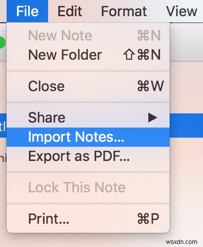 Cách chuyển ghi chú từ Evernote sang Apple Notes 