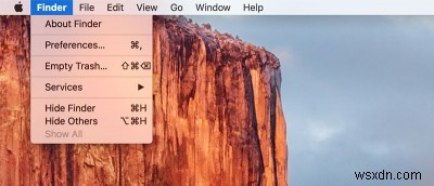 Cách ẩn thanh menu trong OS X El Capitan 