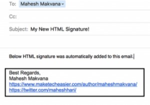 Cách tạo Chữ ký HTML trong Thư cho OS X 