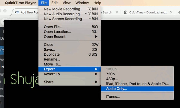 Sử dụng QuickTime để dễ dàng trích xuất âm thanh từ tệp video trong máy Mac [Mẹo nhanh] 