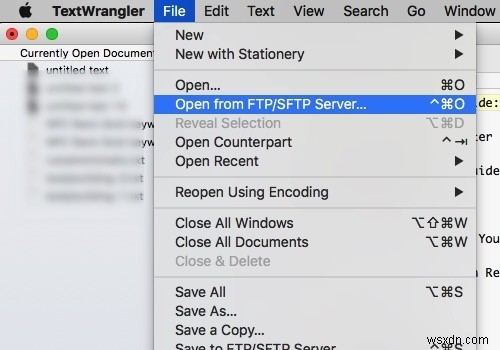 TextWrangler:Trình soạn thảo văn bản Mac đơn giản trên Steroid 