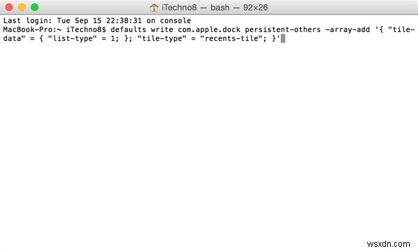 Cách thêm một ngăn xếp các mục gần đây vào Dock của bạn trong OS X 