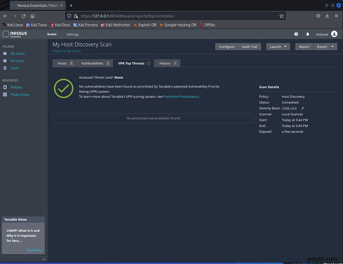 Cách sử dụng Trình quét lỗ hổng bảo mật Nessus trên Linux 