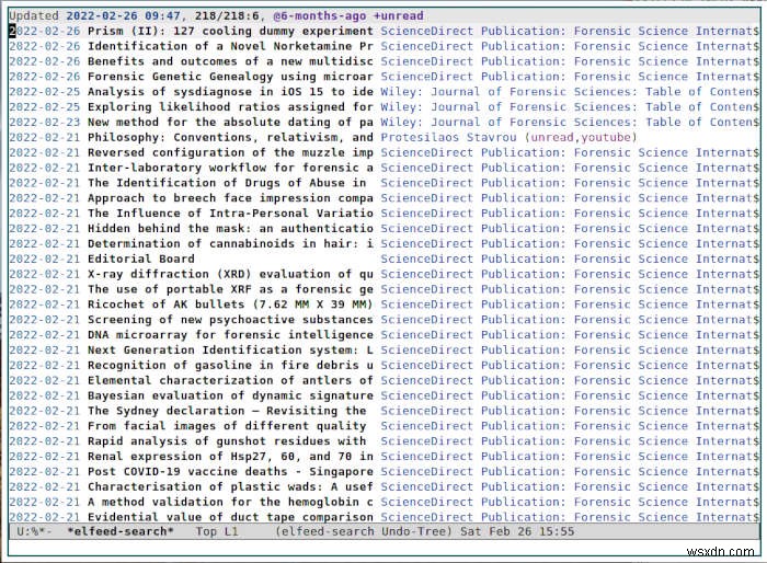 Cách sử dụng Emacs cho RSS với Elfeed 