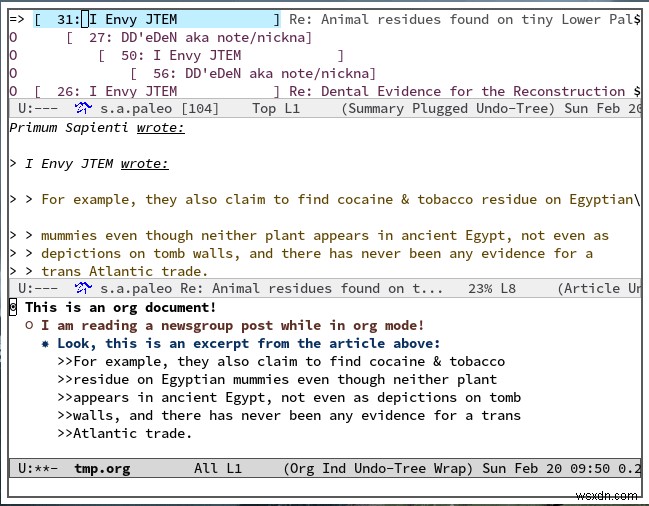 Cách sử dụng Email trong Emacs 