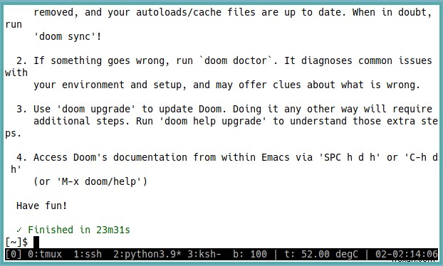 Doom Emacs là gì và cách cài đặt nó 