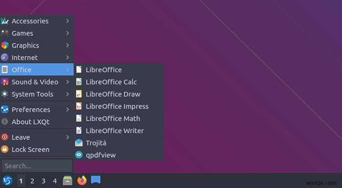 Lubuntu (20.10) Đánh giá:Một bước hiện đại trên Máy tính để bàn Cổ điển 