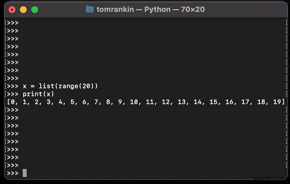 Phạm vi Python () Giải thích:Nó là gì và cách sử dụng nó 