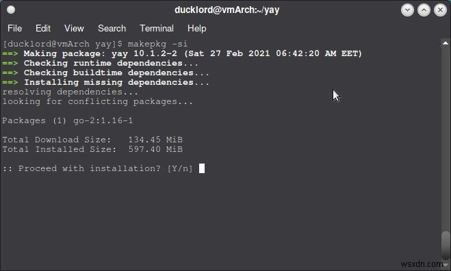 Cách sử dụng AUR trong Arch Linux 