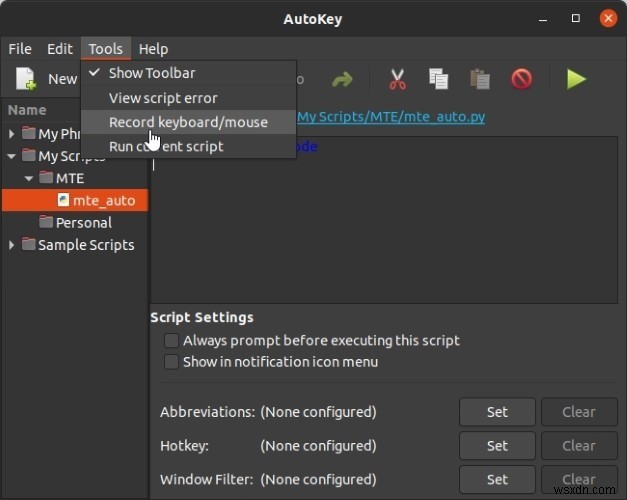 Autokey:Tạo phím tắt cho riêng bạn trong Linux 