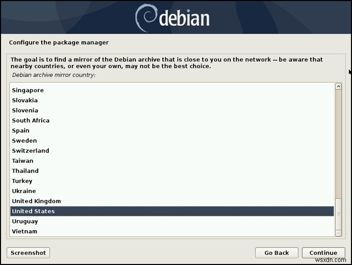 Cách cài đặt Debian qua Internet 