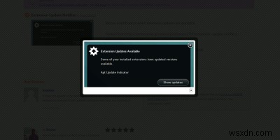 Cách nhận thông báo về các bản cập nhật cho các tiện ích mở rộng Gnome Shell của bạn 