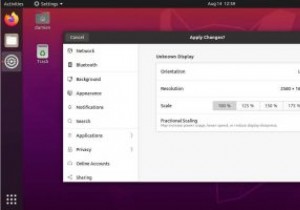 Cách bật Tỷ lệ phân số trong Ubuntu 20.04 