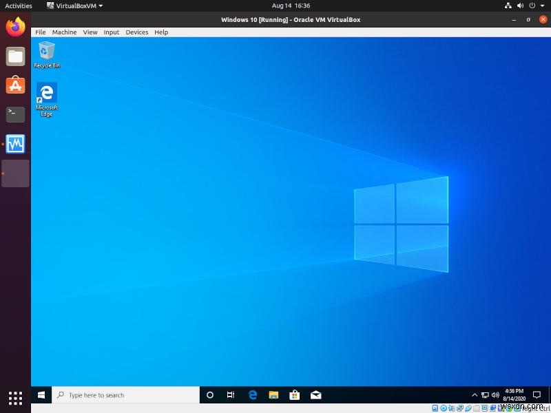 Cách cài đặt Windows trong VirtualBox trong Linux 