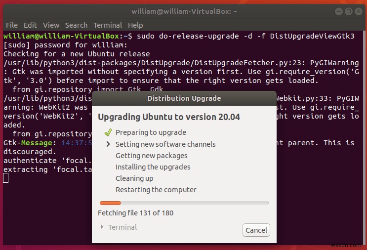 Cách nâng cấp Ubuntu 18.04 LTS lên Ubuntu 20.04 LTS 