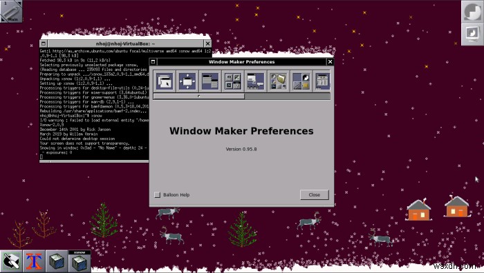 Sống lại Hệ điều hành NeXTSTEP với Window Maker 