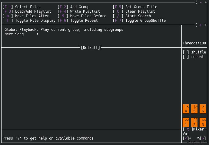 Mp3blaster:Trình phát nhạc tuyệt vời cho Terminal 